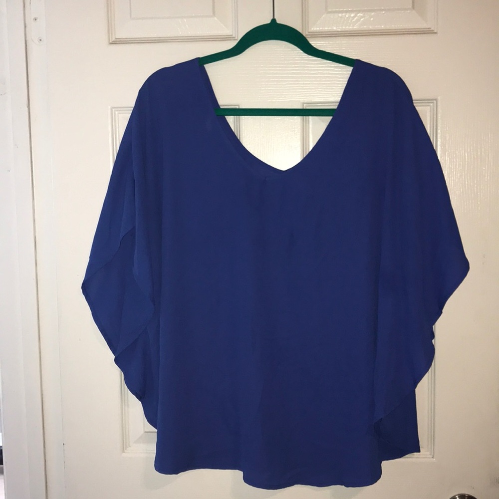 Xhiliration Blue Top